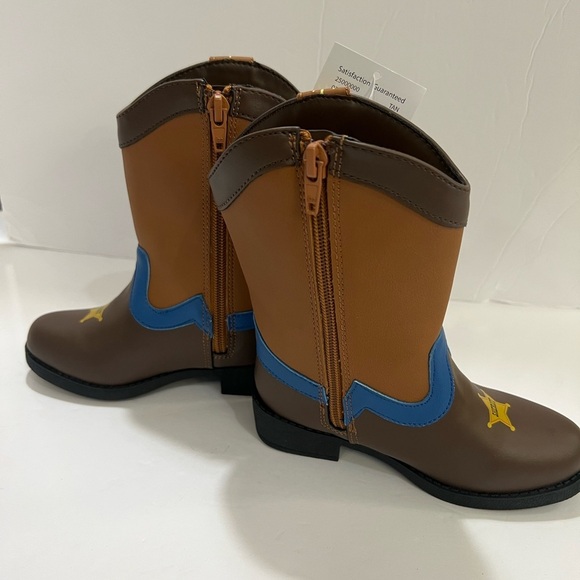 NWT🦖TOY STORY ⭐️WOODY 🤠KIDS BOOTS🐄 size 9 - Picture 6 of 9